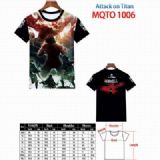 Shingeki no Kyojin Full color printed short sleeve