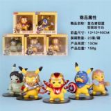 The Avengers Transvestite Pikachu a set of 5 Boxed