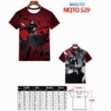 Naruto Full color printed short sleeve t-shirt