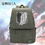 Shingeki no Kyojin Anime Washed canvas Backpack ba