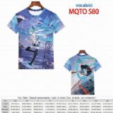 Hatsune Miku Full color printed short sleeve t-shi