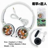 Attack on Titan Headset Head-mounted Earphone Head