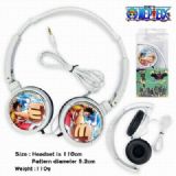 One Piece Headset Head-mounted Earphone Headphone 