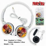 Fairy tail Headset Head-mounted Earphone Headphone