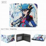 Yugioh B711 PU Twill two-fold short wallet 11X10CM