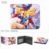 Yugioh B710 PU Twill two-fold short wallet 11X10CM