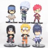 Naruto a set of six Bagged Figure Decoration Model