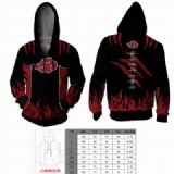 Naruto Series new Hoodie zipper sweater coat