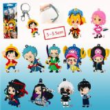 anime rubber keychain