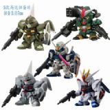 Gundam Gashapon a set of five Bagged Figure Decora
