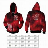 Attack on Titan red Series new Hoodie zipper sweat