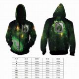 Attack on Titan green Series new Hoodie zipper swe