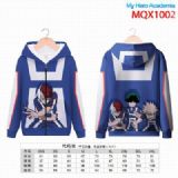 My Hero Academia Full color zipper hooded Patch po