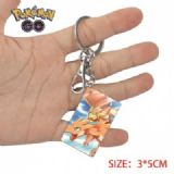 Pokemon-29 Anime Acrylic Color Map Keychain Pendan