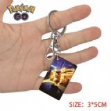 Pokemon-7 Anime Acrylic Color Map Keychain Pendan