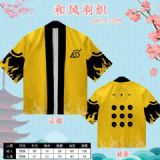 Naruto Anime and wind feather woven short-sleeved 