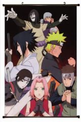 Naruto Plastic pole cloth painting Wall Scroll 60X