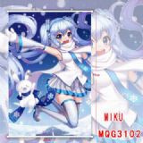 Hatsune Miku White Plastic rod Cloth painting Wall