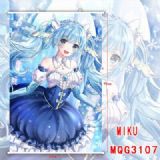 Hatsune Miku White Plastic rod Cloth painting Wall