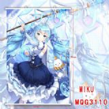 Hatsune Miku White Plastic rod Cloth painting Wall