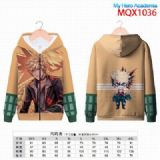 My Hero Academia Full color zipper hooded Patch po