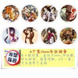 Attack on Titan Brooch Price For 8 Pcs A Set 58MM