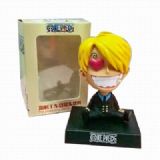 One Piece Sanji Anime car Mobile phone holder 