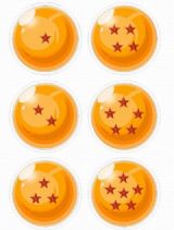 dragon ball anime brooch