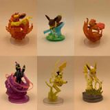 Pokemon a set of six Boxed Figure Decoration Model