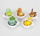 Pokemon Cup Gashapon a set of five Bagged Figure D