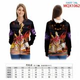 Fairy Tail Full color zipper hooded Patch pocket C