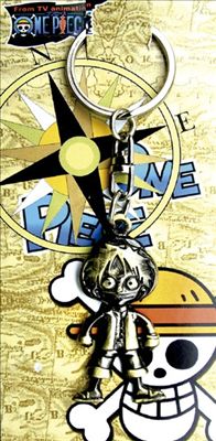 one piece anime keychain