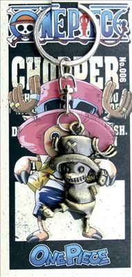 one piece anime keychain