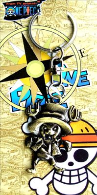one piece anime keychain