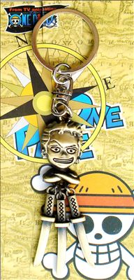 one piece anime keychain
