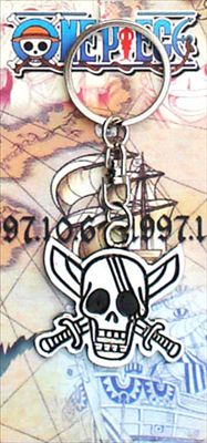 one piece anime keychain