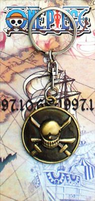 one piece anime keychain
