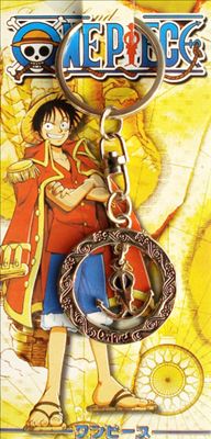 one piece anime keychain