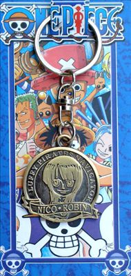 one piece anime keychain