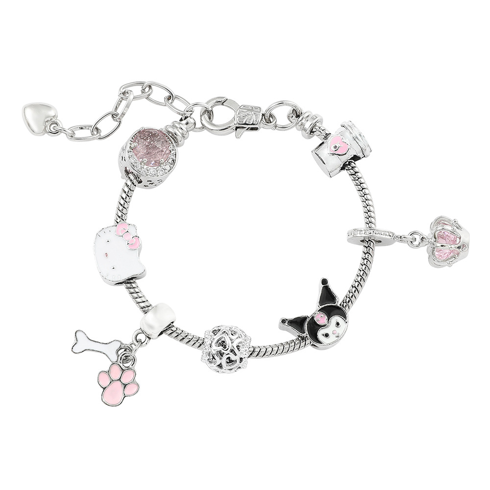 Kuromi anime bracelet