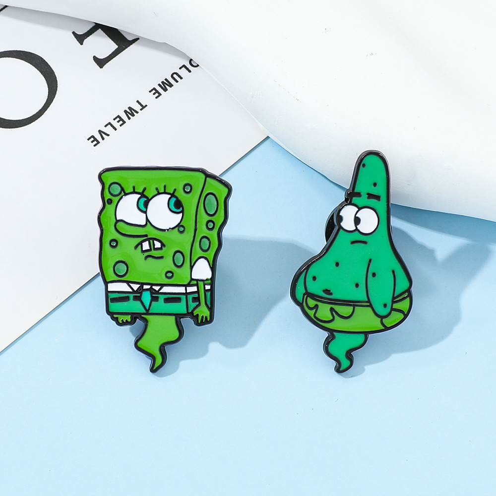 SpongeBob anime pin