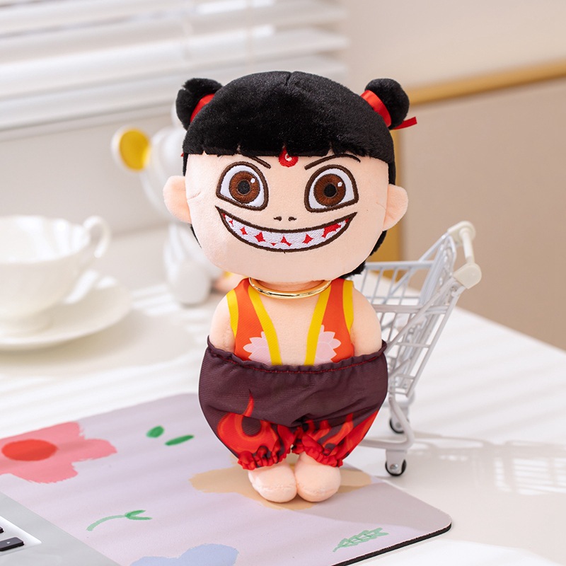 Ne zha anime Plush doll 25cm