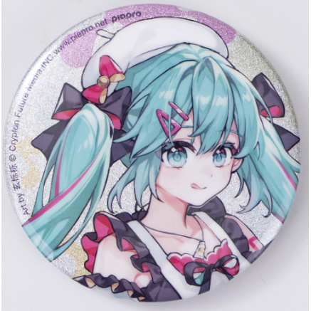 Hatsune Miku anime pin 58mm