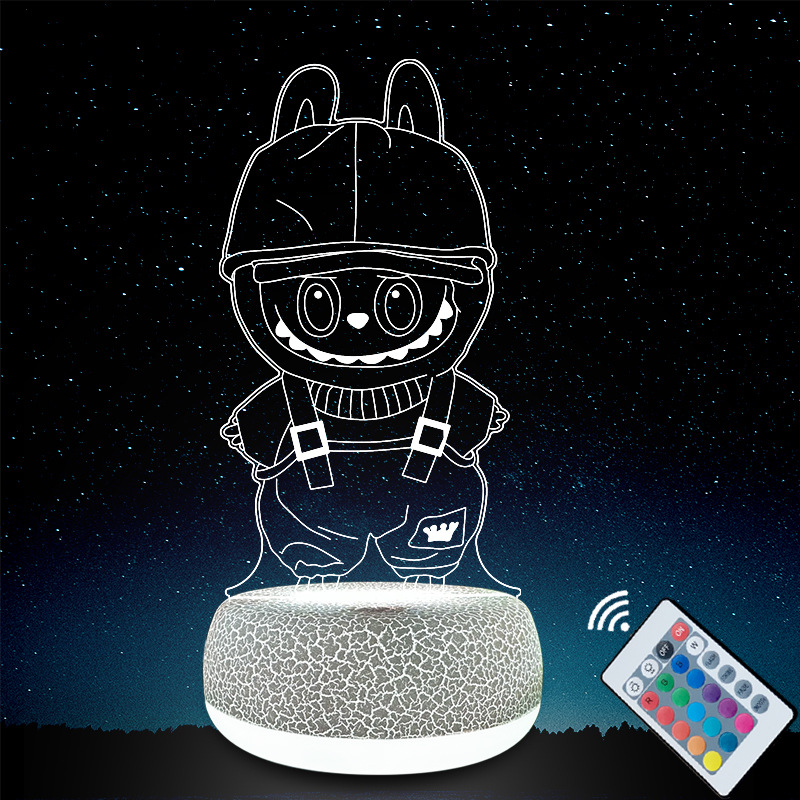 Labubu anime 3d light