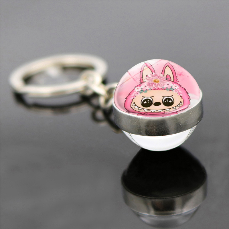 Labubu anime keychain
