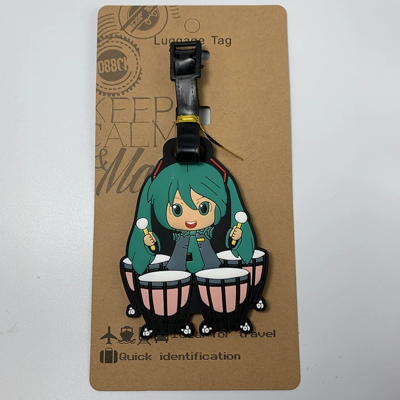 Hatsune Miku anime baggage tag