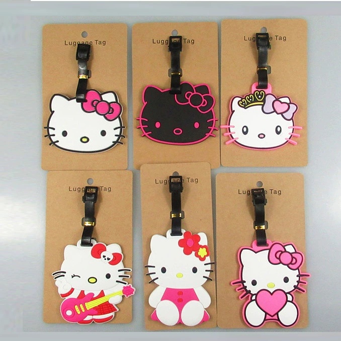 hello kitty anime baggage tag