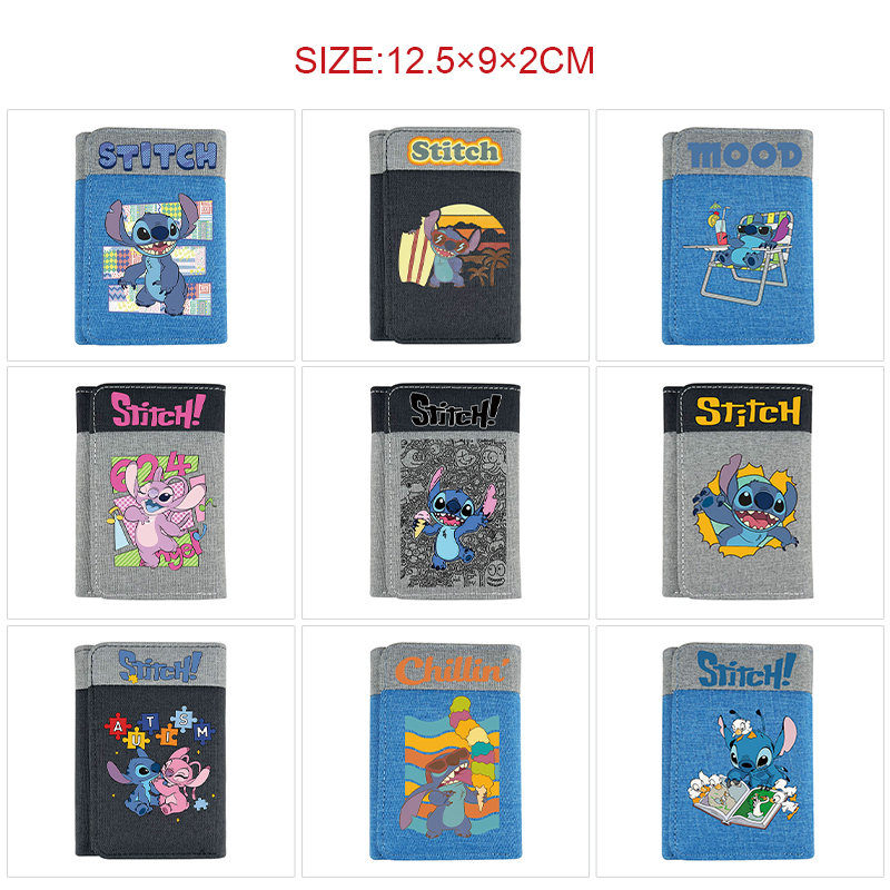 stitch anime wallet