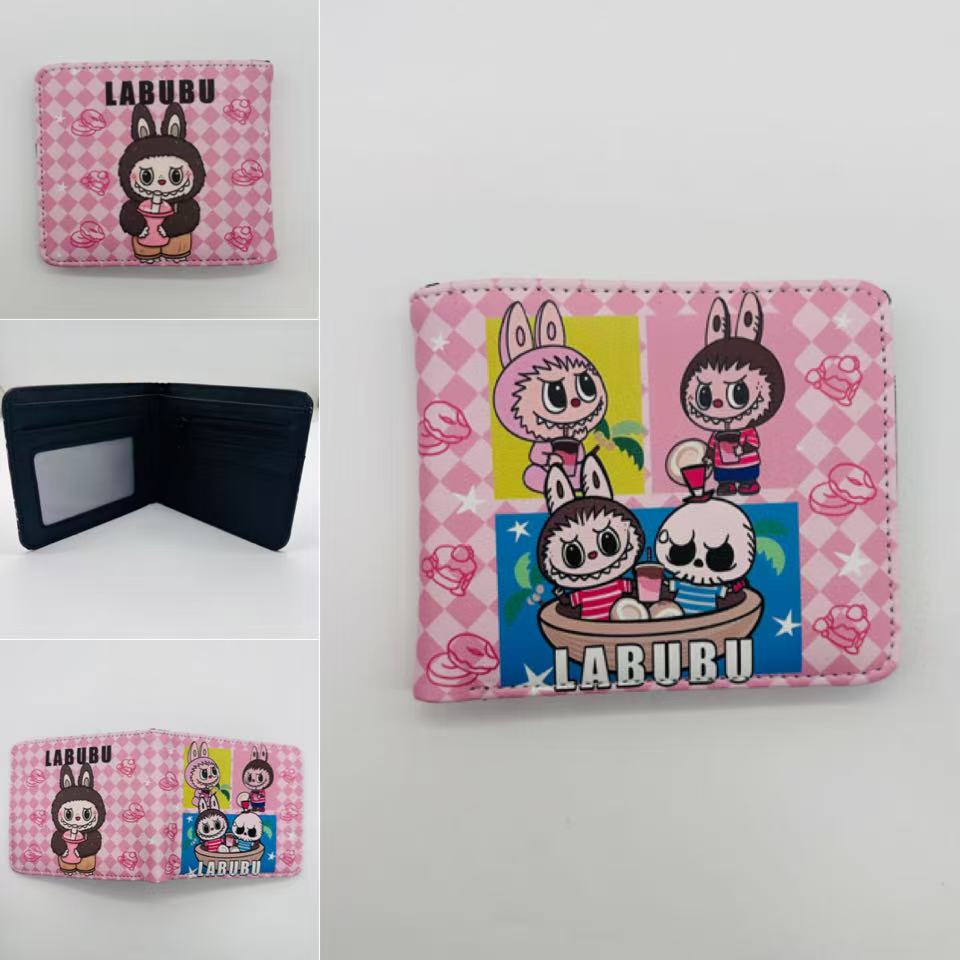 Labubu anime wallet