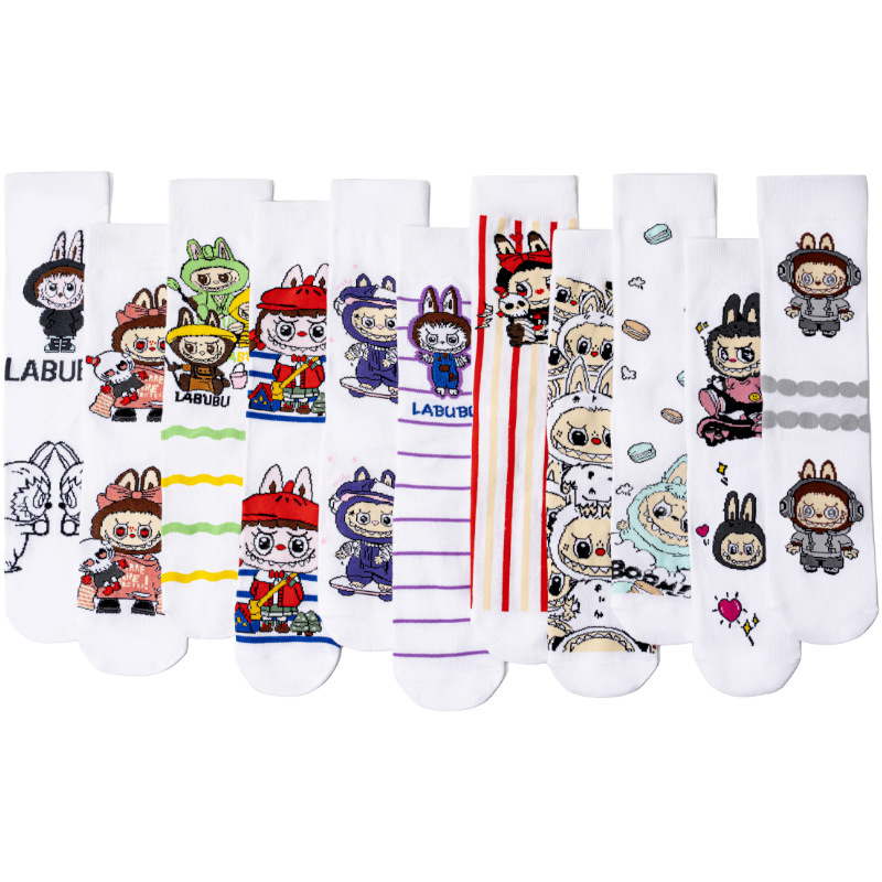 Labubu anime socks